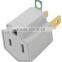 UL CUL approval triple electric outlet adapter current tap