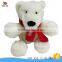 hot selling plush polar bear with printing logo