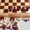 Book Style Wooden Folding Chess Game Set With Elastic Bells To Hold The Checkers Inside The Chess Box With King Height 2.2 Inch
