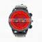 2015 china high quality leather strap water resisitant sport watch