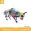 Fiberglass Sculpture Cow For Garden Decoration