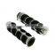 CHROME MOTORCYCLE ROAD HAND GRIPS 1" BLACK - Harley