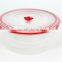 collapsible mircoware safe high quality round food storage ,silicone fresh container,picnic silicone box