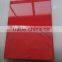 modern kitchen cabinets door with high glossy PVC red color finish