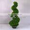 China manufacture top quality decorative artificial topiary spiral tree