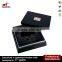 High gloss black MDF wood mobile phone packaging box for storage