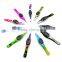 New Stainless Steel Rubber Grip Eyebrow Tweezers