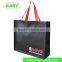 80G Black Non Woven Promotion Bag Tote