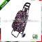 Pooyo satin shopping trolley bag with 2 wheels A2S-23