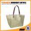 New high quality paper straw bag with polyester beach handbag                        
                                                Quality Choice