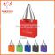 Business Exhibition Conference Use Tote Bag Die Cut Handles And 20" Carrying Handles Tote Bag With Plastic Ring for Key