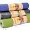 pvc yoga matt customized
