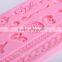 High quality food grade flower silicone fondant lace mold