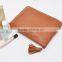 Best quality most popular brown PU leather bag leather pouch