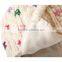 Promotional customized comfortable top quality floral kintted baby winter hat wholesale