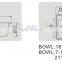 Kitchen Sink High Quality Stainless Steel Sink 304 Deep Draw Topmount Sink -KS-TM-D75
