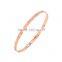 Memories Bangles With Customize Design Word 'EVERYTHING HAPPENS FOR A REASON' With 4mm/7mm Width