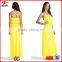 Evening gowns long gowns for women yellow gowns long chiffon maxi dress formal gowns 2014