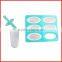 Colorful silicone ice pop maker mold