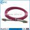 10G OM4 50/125 Violet Duplex 3M 5M LC Fiber Optic Patch Cord