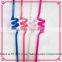 Wholesales Plastic Drinking Straws With Animals Decoration for Kids