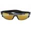 HD1080P Black Gold Lens Audio Video Recorder Bolon Spy Sunglasses Camera