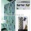fashion Animal design Pink butterfly double swag fabric shower curtain with resin hooks