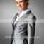 2014 Top Quality 100% wool Classic sliver grey one button women suit office wear for women