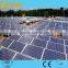 Commercial solar grid module mounting structure for installation