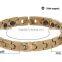 2016 Top Selling Men Titanium Bracelet With Gold Magnetic Titanium Watch Band