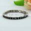Wholesales Jewelry for Boys and Girls With Full Magnetic Bracelet With Black Zircon Stone