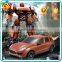 Hot sales high quality plastic car robot toys