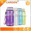 Large capacity clear plastic wide mouth water bottle