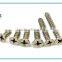 Metric slotted pan head tapping screws
