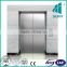 machine room passenger lift with hairline stainless steel 1000kg