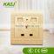 hot selling BS standard 1 G 13A switched socket USB PC material usb electric socket