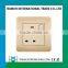Socket Switch Manufacturers Double gang socket wall switch