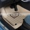 Luxury 3D full surrounded fiber & leather car floor mat