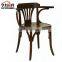 Wooden Design Coffee Shop Arm Chair