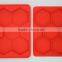 Amazon Wholesale BPA free FDA food grade 5 in 1 non stick meat silicone hamburger press mold