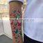 new design powerful arm body tattoos silver foil mix butterfly tattoos