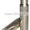 Rigid brass large bore valve extension