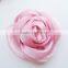 rose flowers artificial flowers touch rose handmade ribbon flowers for gift boxes packing garment accessory with stickers
