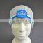 Acrylic beanie hat with rubber patch logo