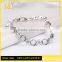 Factory price wholesale cubic zirconia silver bracelet 925 sterling silver jewelry for women
