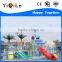kids and adult water park outdoor playground slide