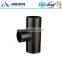 Cheap price pure raw materials hdpe plastic fittings 200mm bend equal tee