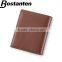 customized logo genuine leather small wallet for men wholesale