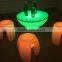 Unique LED colour changing bar stool/Rechargeable Decorative Led Bar Chair Led Bar Furniture