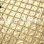 SMG11 Straight edge wave gold mosaic Gold glass mosaic Gold foil on bottom mosaic